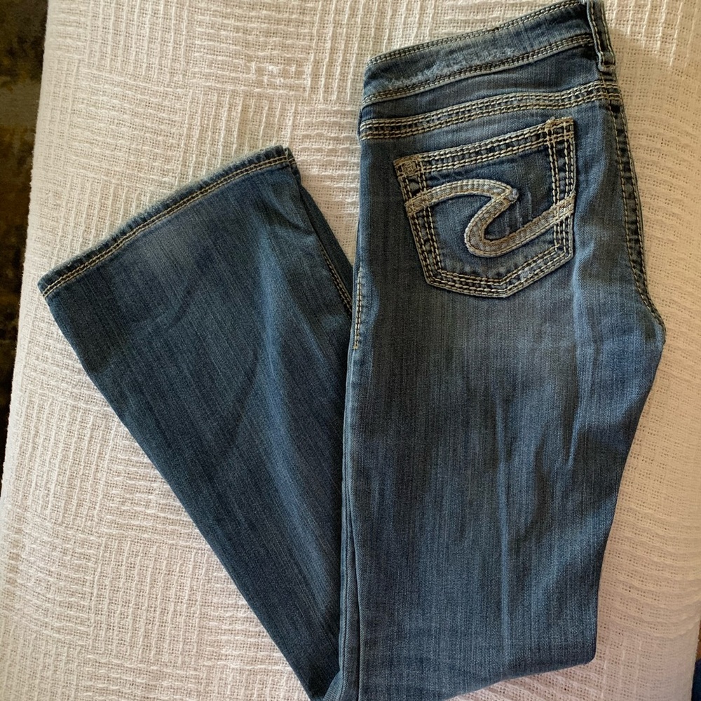 Silver jeans